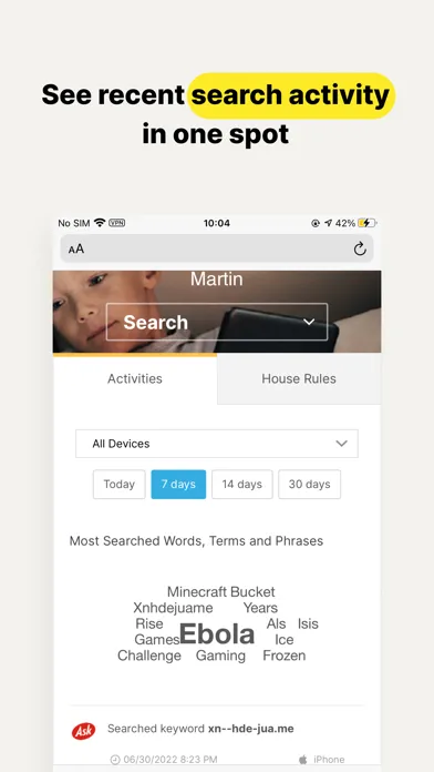 Norton Family Companion App سکرین شاٹس
