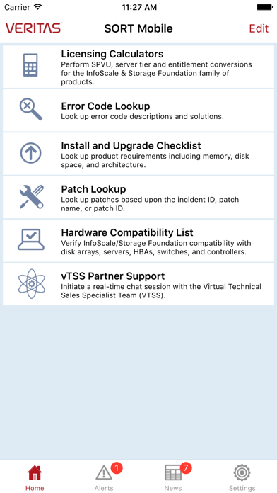 Veritas Services and Operations Readiness Tools (SORT) Mobile スクリーンショット