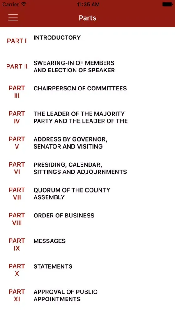 Nairobi City County Assembly Ekran Görüntüleri