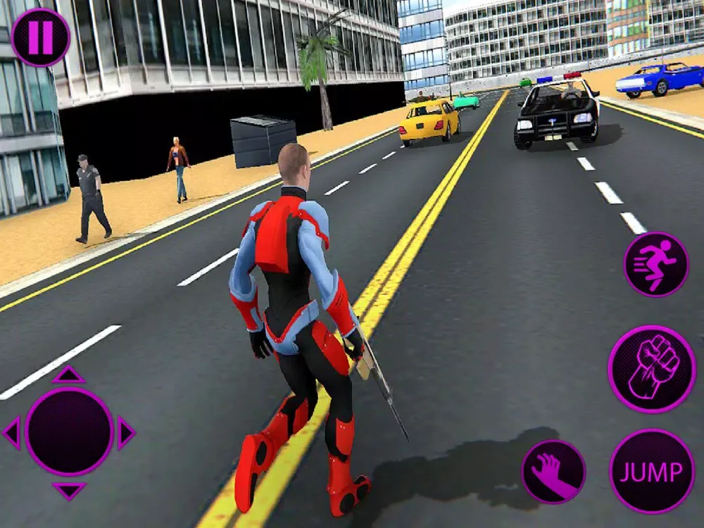 Capturas de pantalla de Grand Stickman Crime City Hero iPad 
