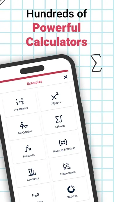 Capturas de tela do Symbolab: AI Math Calculator