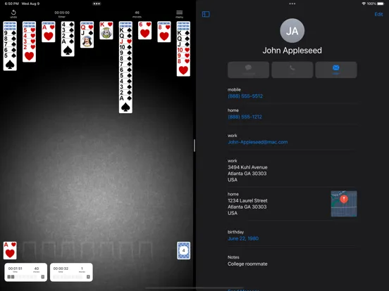 SpiderMate - Spider Solitaire iPad  স্ক্রিনশট