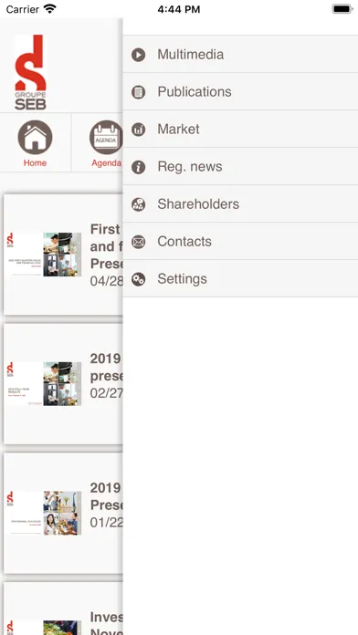 Groupe SEB IR Screenshots