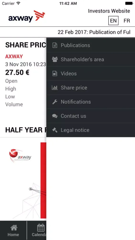 Axway IR स्क्रीनशॉट