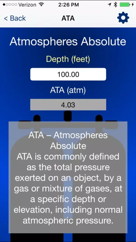 تصاویر Dive Calc