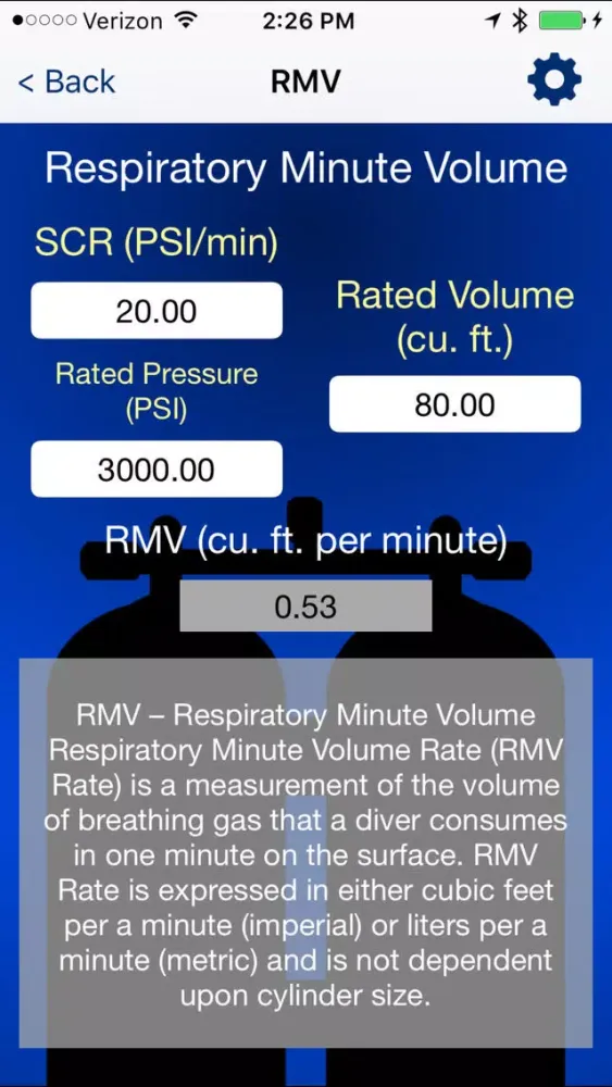 تصاویر Dive Calc