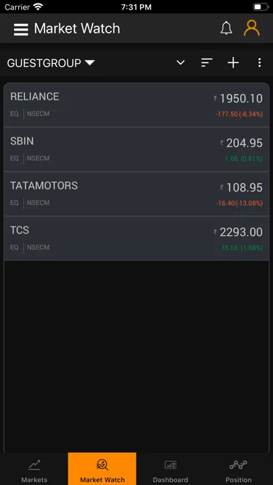 Tangkapan skrin Gill Trade 2.0