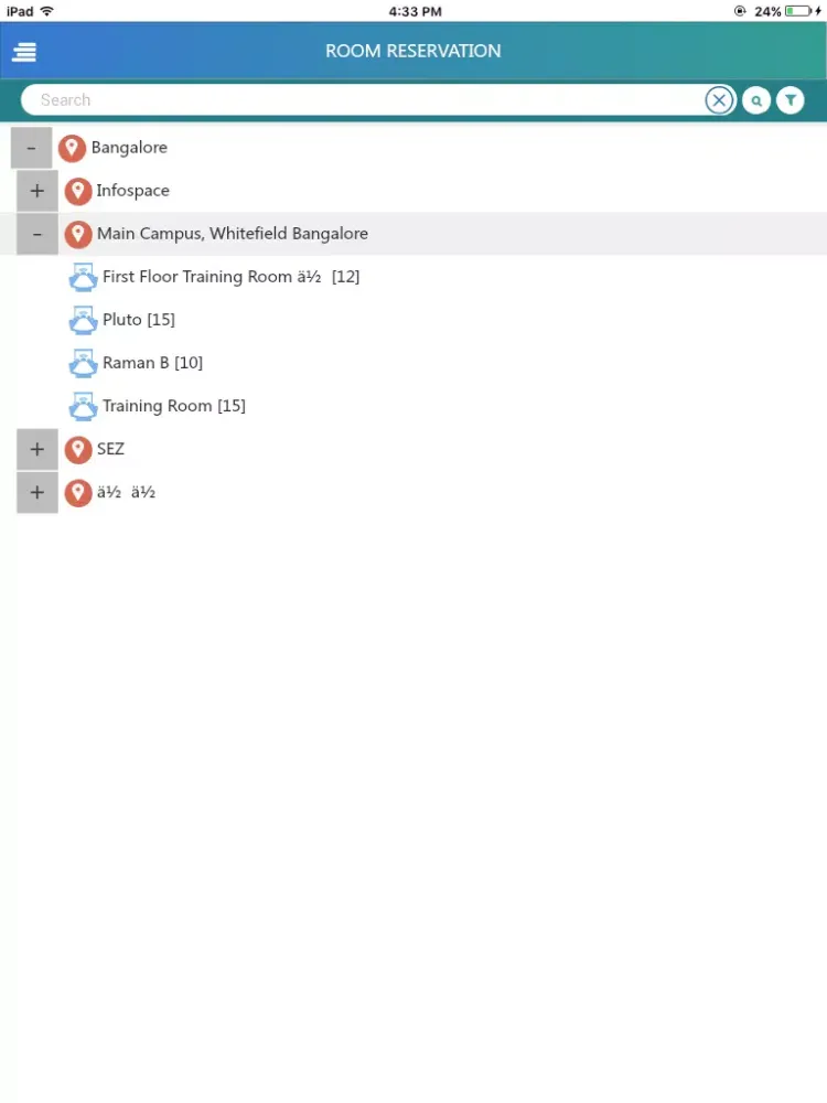 تصاویر Conference Room Booking iPad 