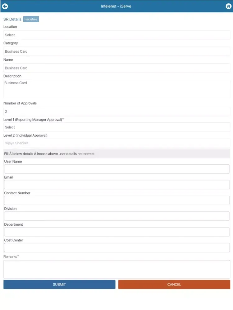 Screenshot di Teleperformance iServe iPad 