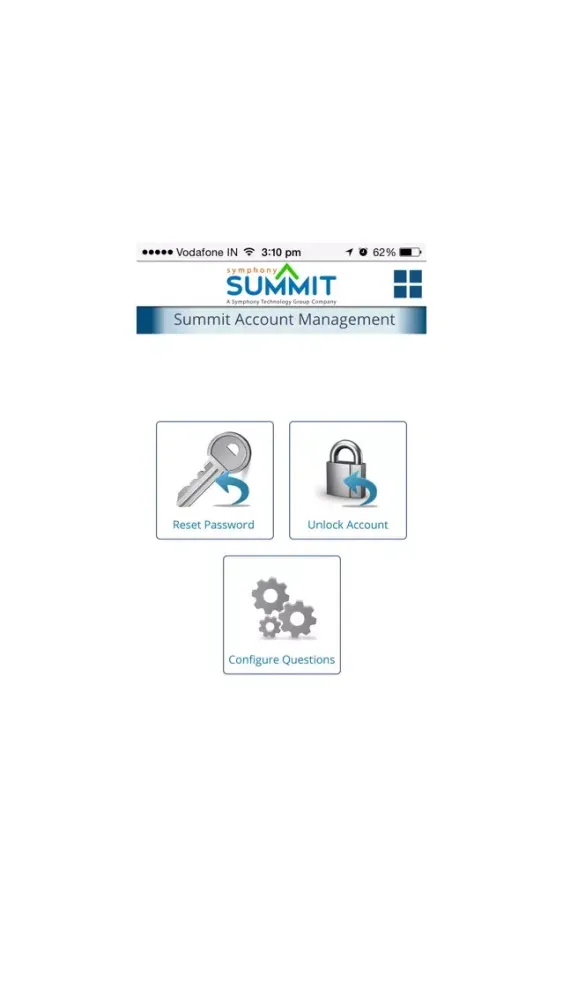 Captures d'écran de SummitAccountManagement