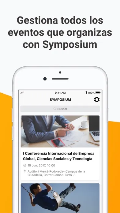 SYMPOSIUM Organizadores سکرین شاٹس