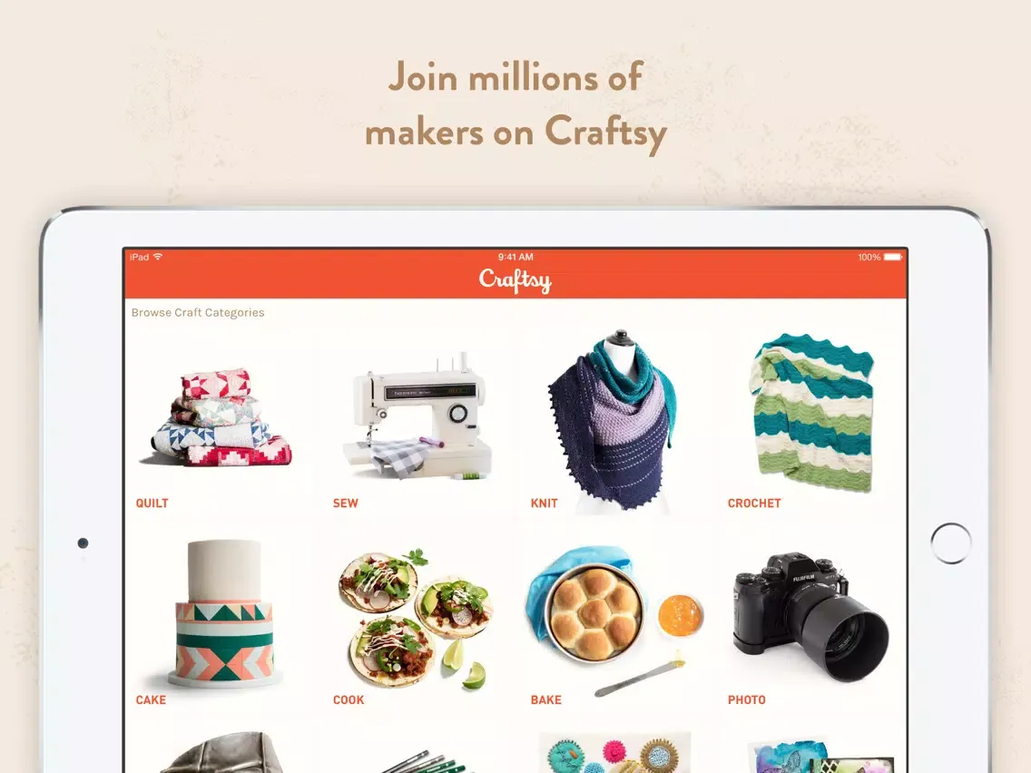 Craftsy iPad  سکرین شاٹس