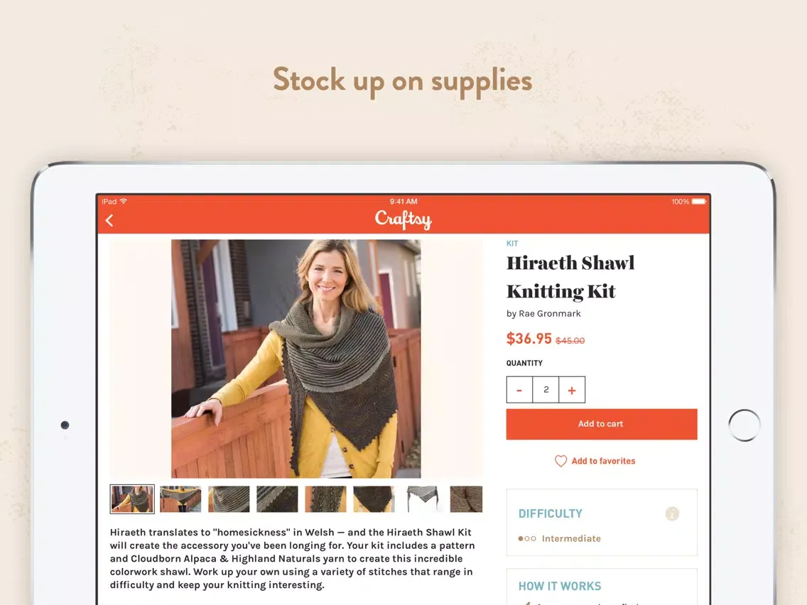 Craftsy iPad  سکرین شاٹس
