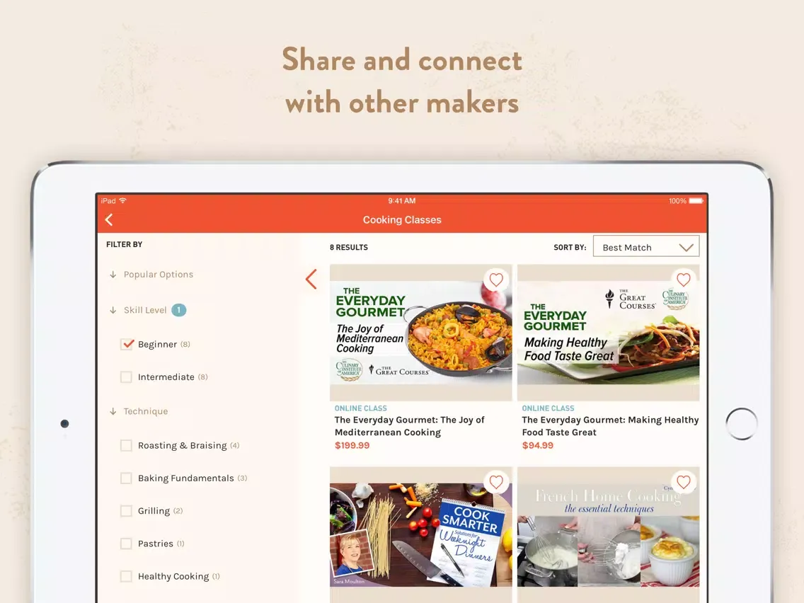 Craftsy iPad  سکرین شاٹس