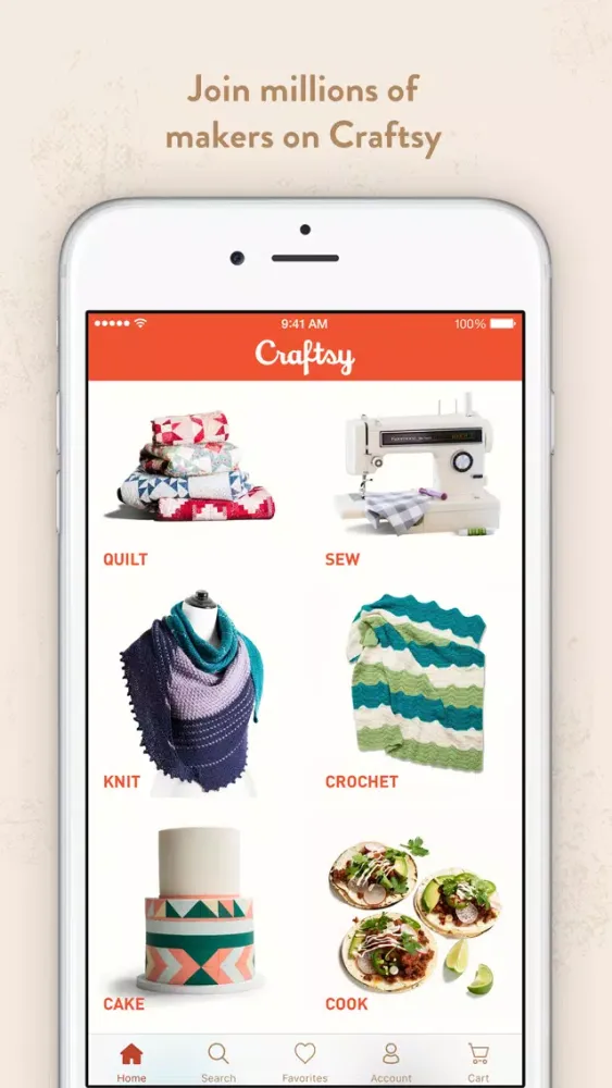 Craftsy سکرین شاٹس