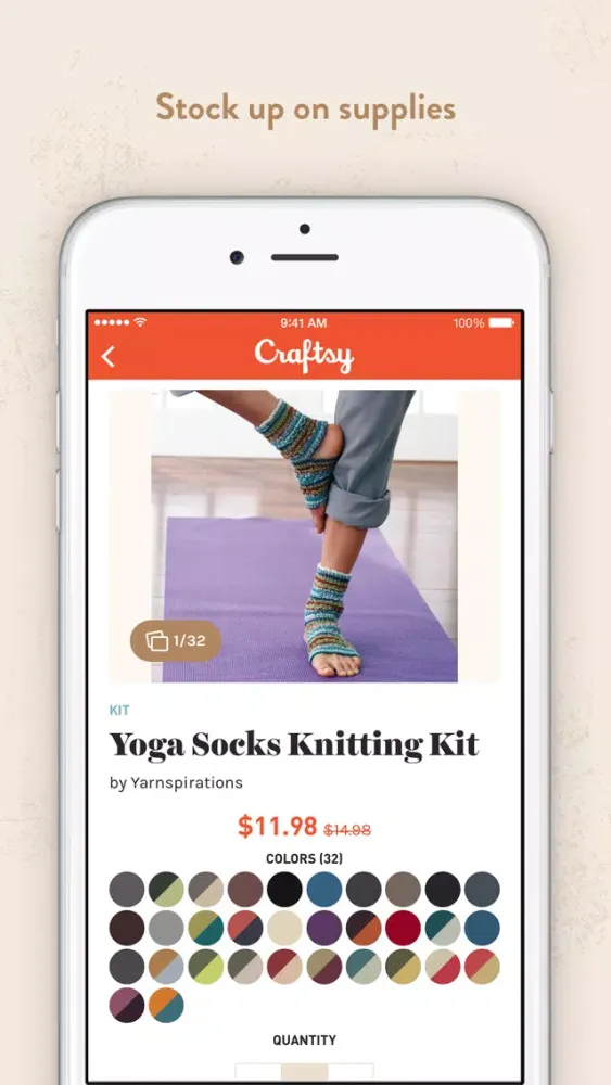Craftsy سکرین شاٹس