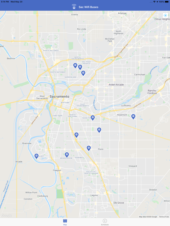 Wifi Bus Sacramento iPad  Screenshots