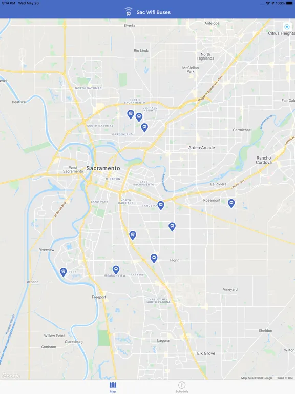 Скриншоты Wifi Bus Sacramento iPad 