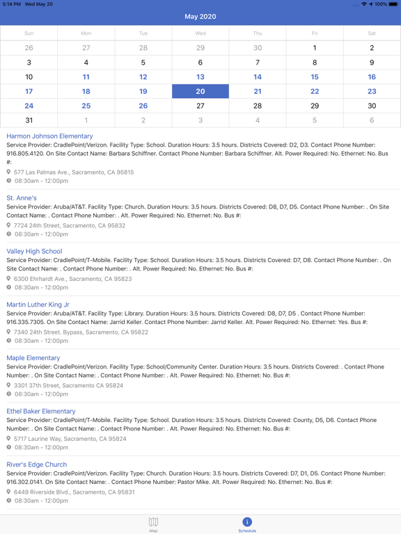 Wifi Bus Sacramento iPad  Screenshots