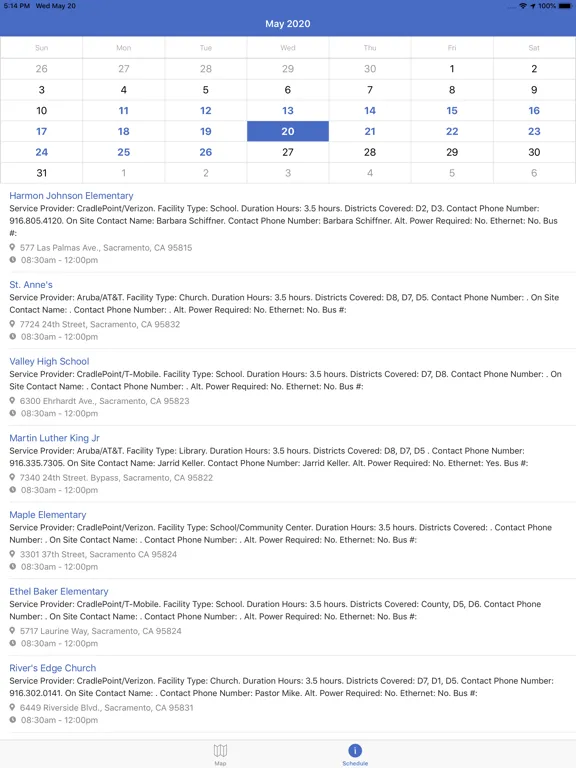 Скриншоты Wifi Bus Sacramento iPad 