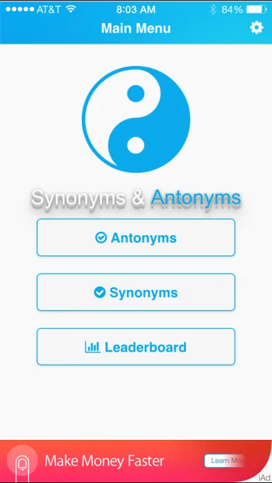 Zrzuty ekranu Synonyms and Antonyms