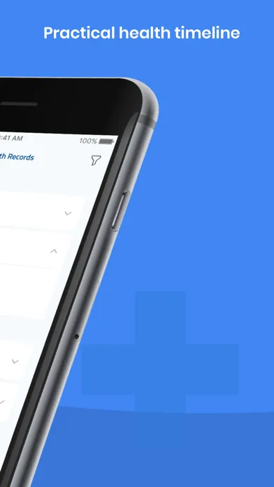 Tangkapan layar SynappseHealth: Health Records