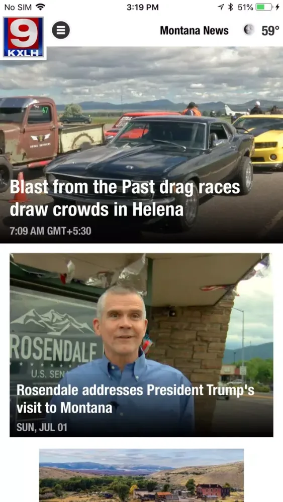 Tangkapan skrin KXLH News