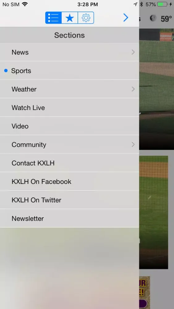 Tangkapan skrin KXLH News
