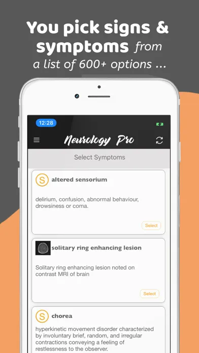 Neurology Pro - A DDx App スクリーンショット