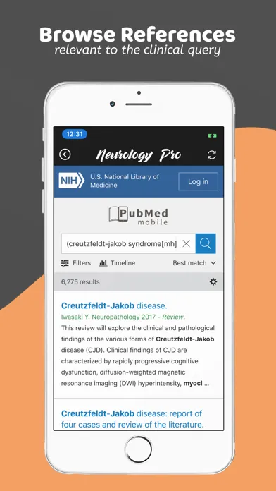 Neurology Pro - A DDx App スクリーンショット