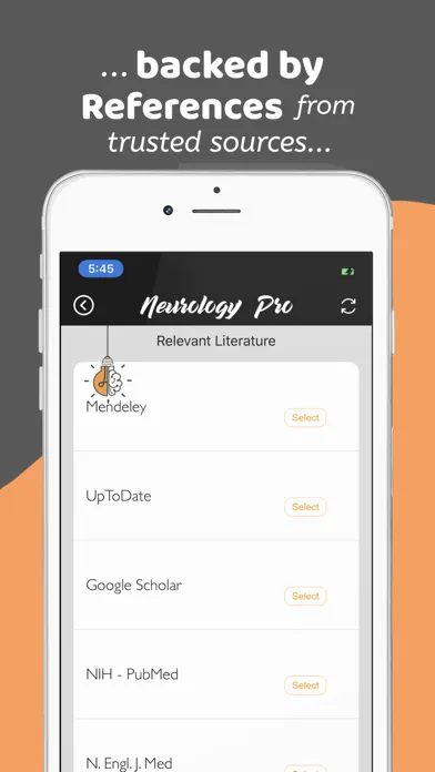 Neurology Pro - A DDx App スクリーンショット