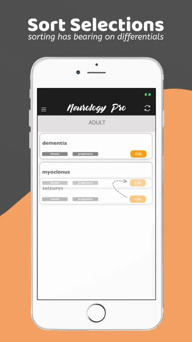 Neurology Pro - A DDx App スクリーンショット