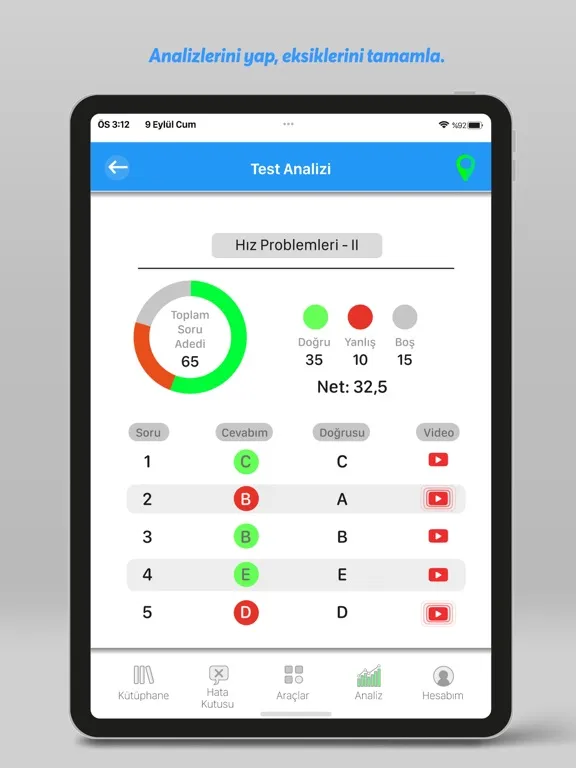 Captures d'écran de Rehber Matematik iPad