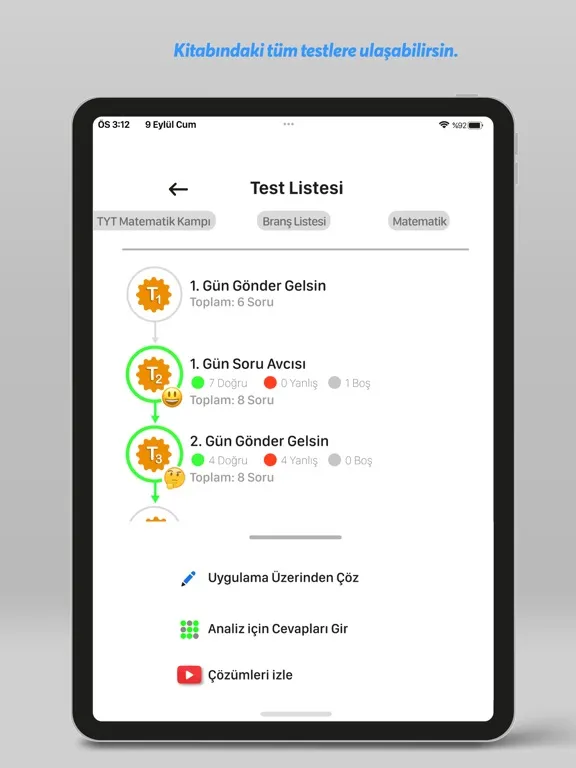 Captures d'écran de Rehber Matematik iPad