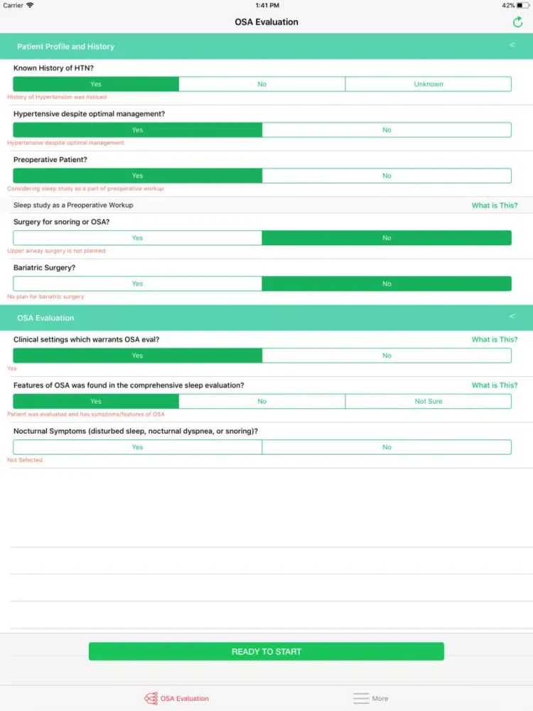 SmartIntern OSA iPad  سکرین شاٹس