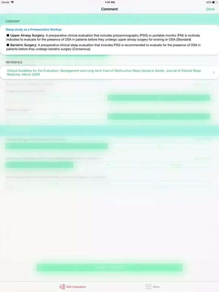 SmartIntern OSA iPad  سکرین شاٹس