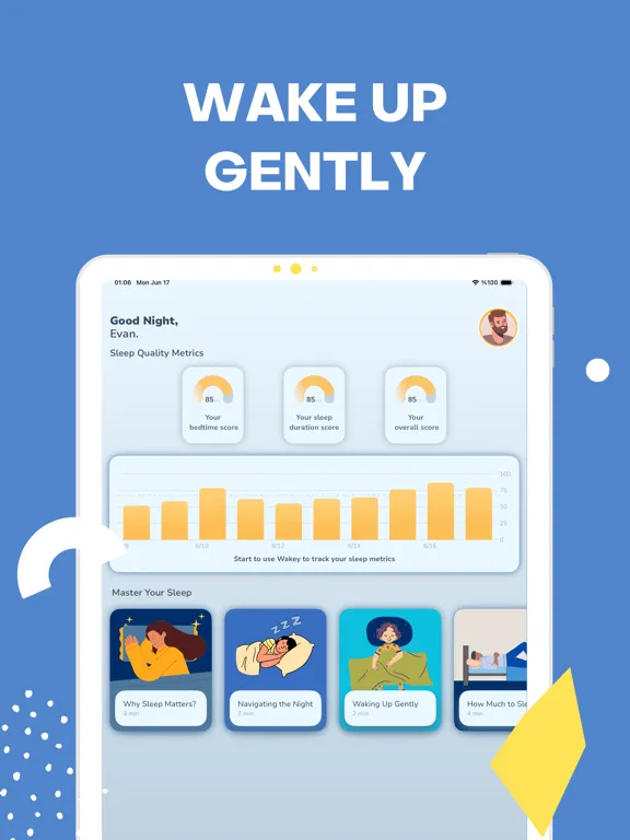 Captures d'écran de Sleep Tracking - Wakey iPad 