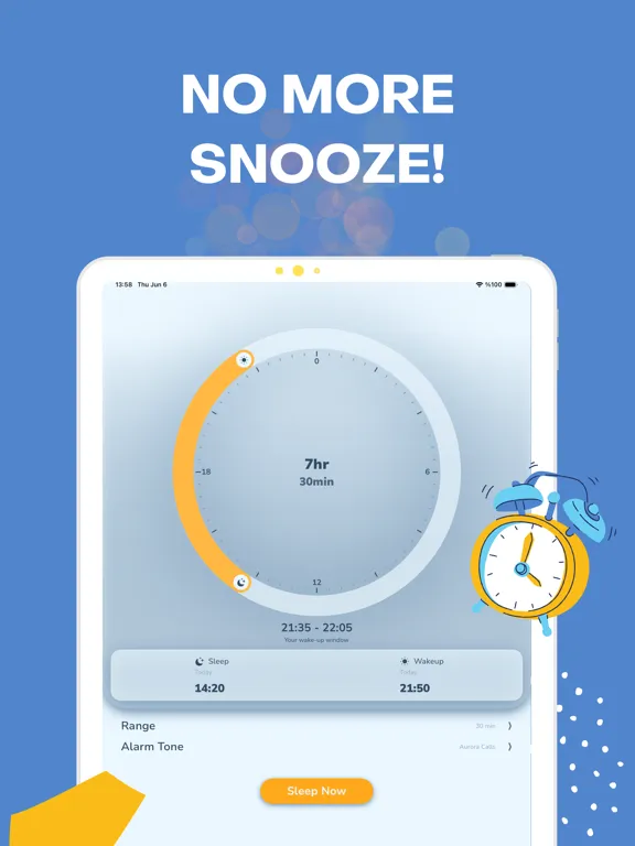 Captures d'écran de Sleep Tracking - Wakey iPad 