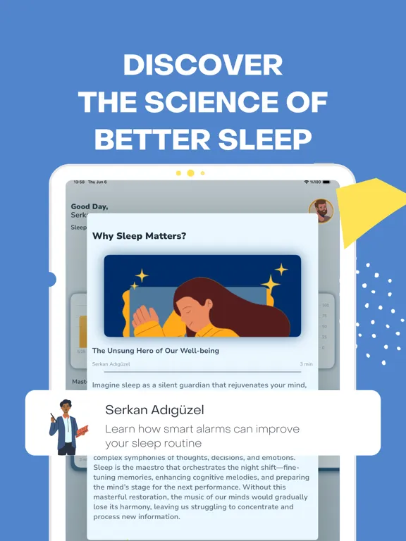 Captures d'écran de Sleep Tracking - Wakey iPad 