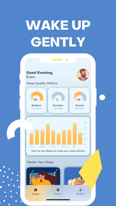 Captures d'écran de Sleep Tracking - Wakey