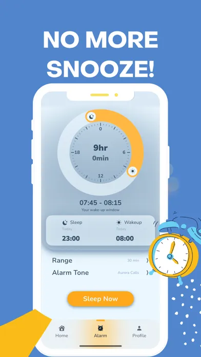 Captures d'écran de Sleep Tracking - Wakey