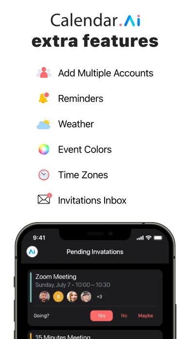 Tangkapan skrin Calendar AI: Planner & Agenda