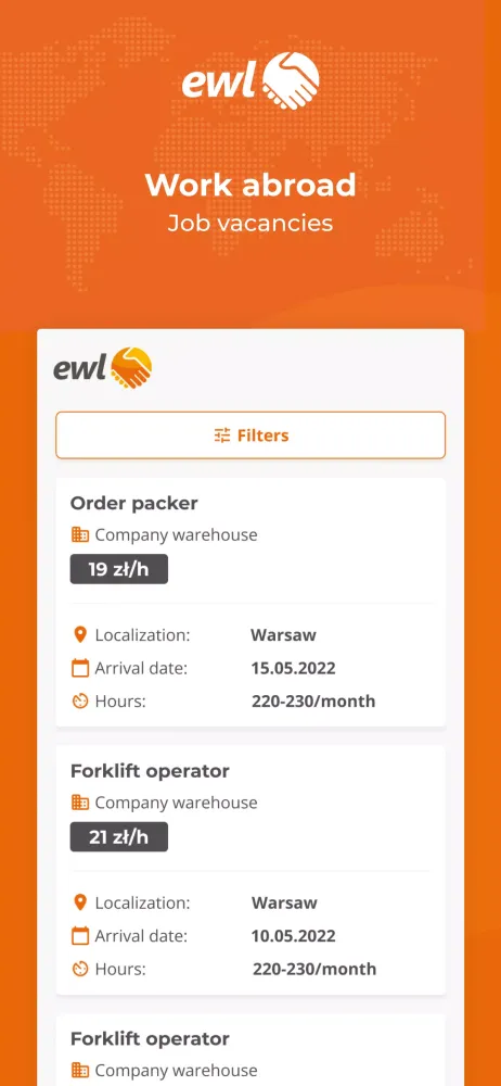 Скриншоты EWL Recruitment