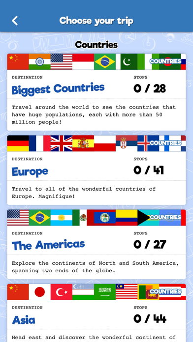 Capturas de pantalla de Map Quiz World Tour