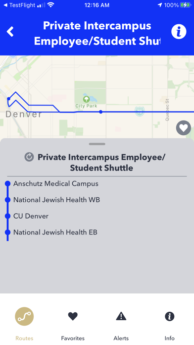 Campus Shuttle Screenshots