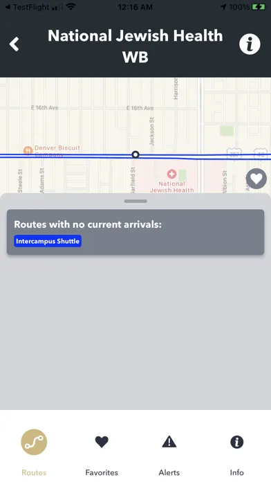 Ảnh chụp màn hình của Campus Shuttle