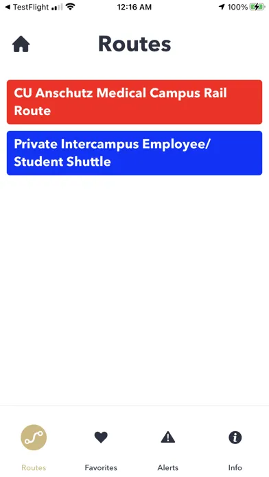 Ảnh chụp màn hình của Campus Shuttle