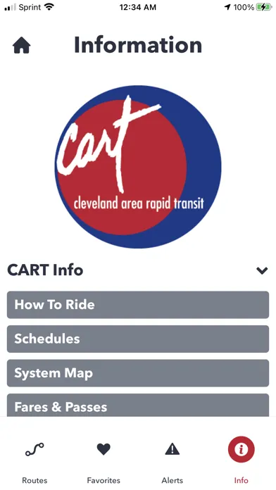 CART GPS Ekran Görüntüleri