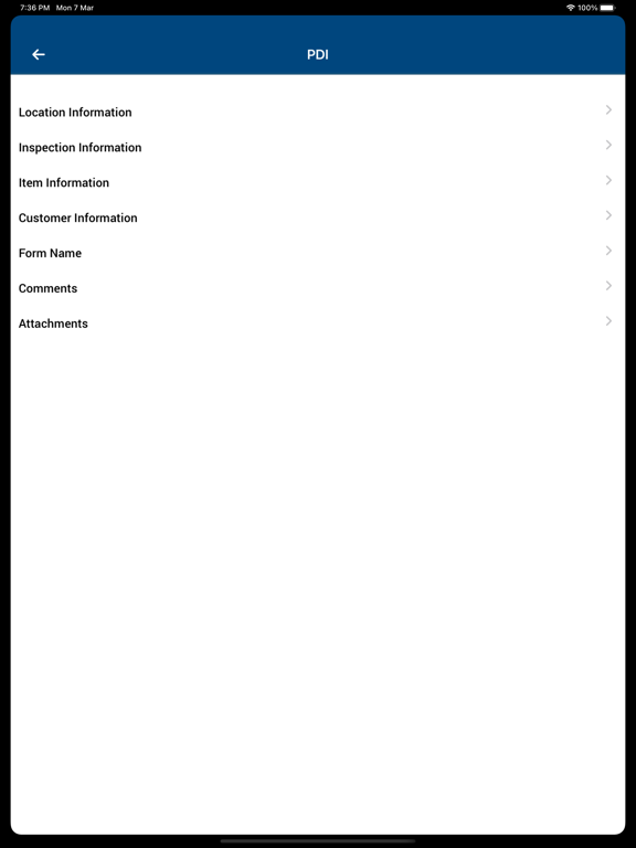 Zrzuty ekranu Blue Bird Bus Inspections iPad 