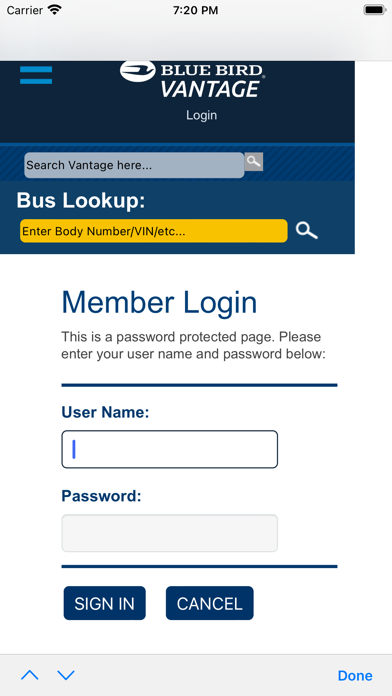 Zrzuty ekranu Blue Bird Bus Inspections